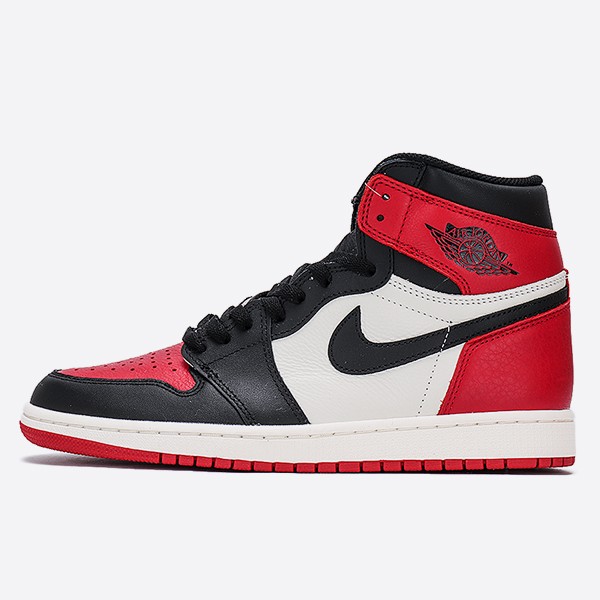 Nike Air Jordan 1 Retro High OG Bred Toe (555088-610) [PK Version]