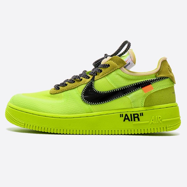 Nike Air Force 1 Low Off-White Virgil Abloh Volt AO4606-700 [Pack of 10]