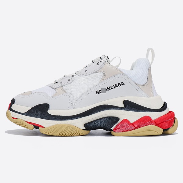 Balenciaga Triple S White/Bred [ZH Edition]