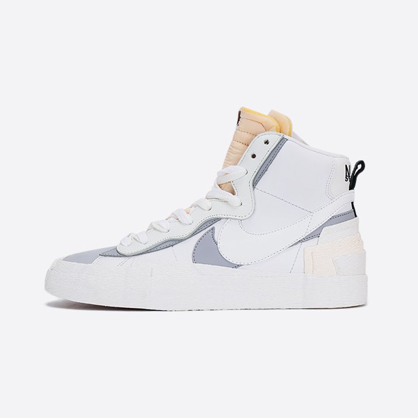 Nike X Sacai Blazer Mid White/Grey BV0072-100 [Pack of 10]