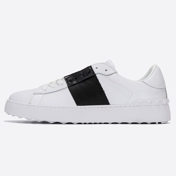 Valentino open sneakers white black