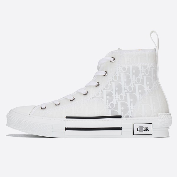 ディオールREON” テクニカルファブリック “B23”ホワイトハイカット スニーカー