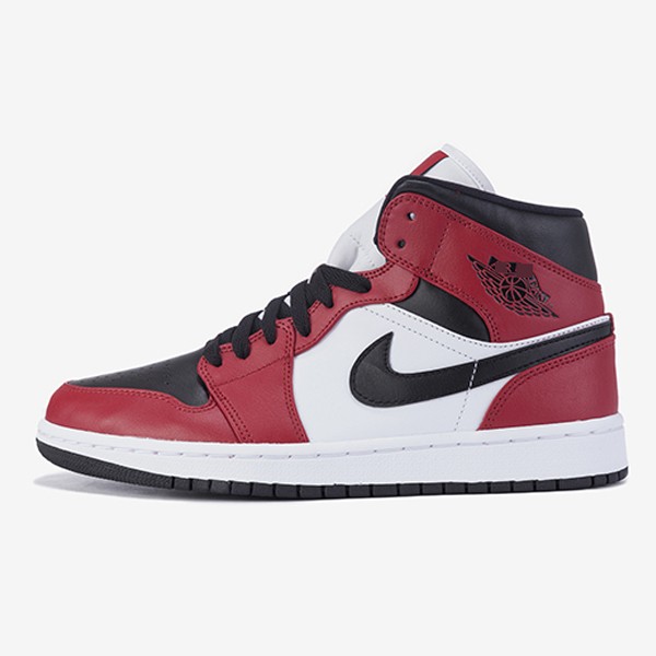 Nike Air Jordan 1 Mid Chicago Black Toe 554724-069