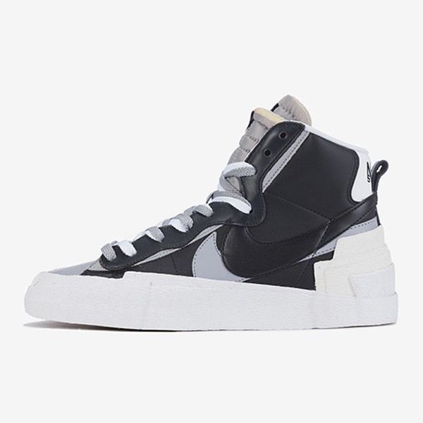 Nike X Sacai Blazer Mid Black/Grey BV0072-002 [Pack of 2]