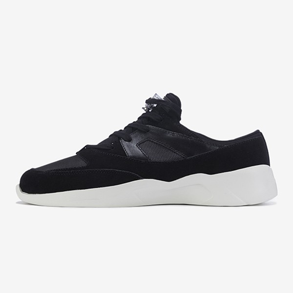 Fear of God Essentials Bagless Suede Leather Sneakers in Black