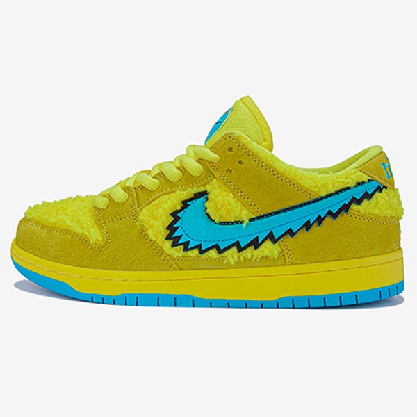Nike Grateful Dead NK SB Dunk Low Yellow CJ5378-700 [Package Version]