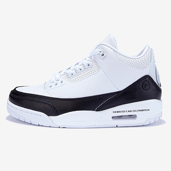 Nike Fragment x Air Jordan 3 Retro White/Black (DA3595-100) [PK Version]