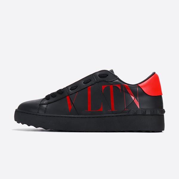 Valentino VLTN Open Sneakers Black Red