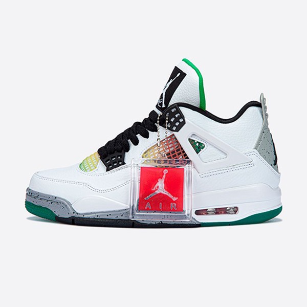 Nike Air Jordan 4 Retro Rasta AQ9129-100 Men's (H12)