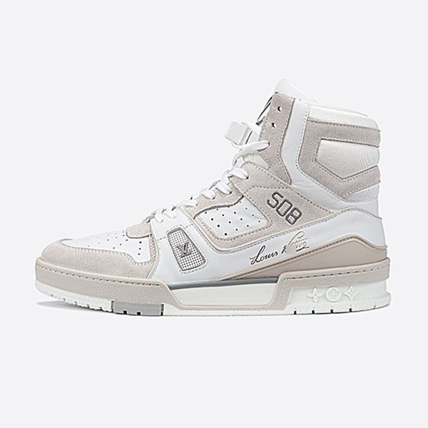 Louis Vuitton 20S LSV Trainer Sneaker Boots Beige Men's