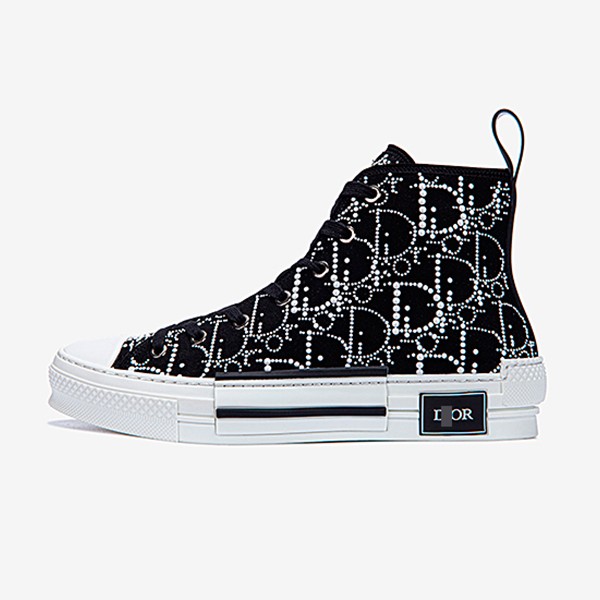 Dior 20FW Leon Pearl B23 High-Top Sneakers, Unisex