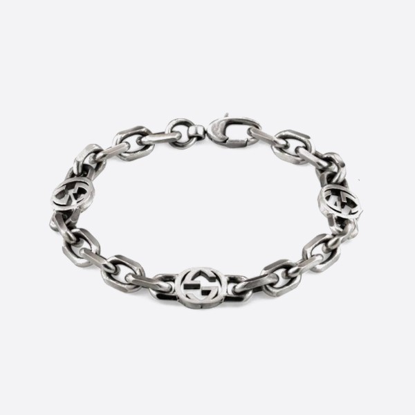 Gucci G Detail Silver Bracelet