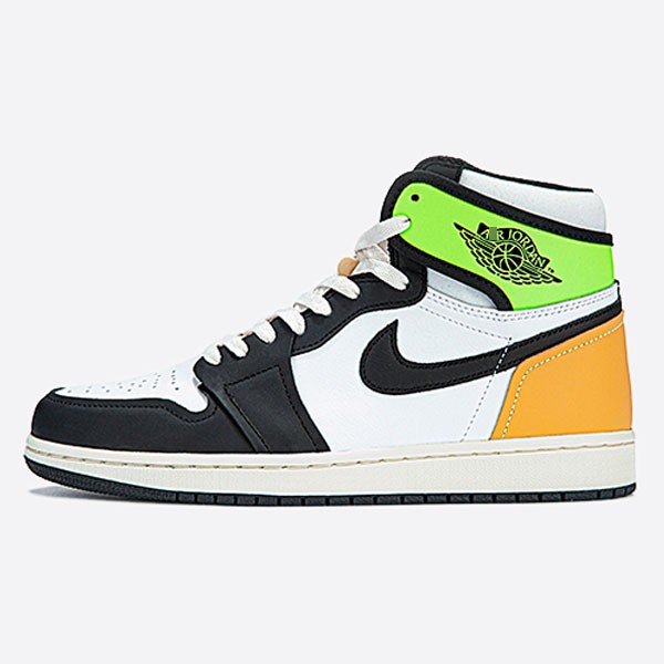 Nike Air Jordan 1 High OG Volt Gold 555088-118 Men's (H12)