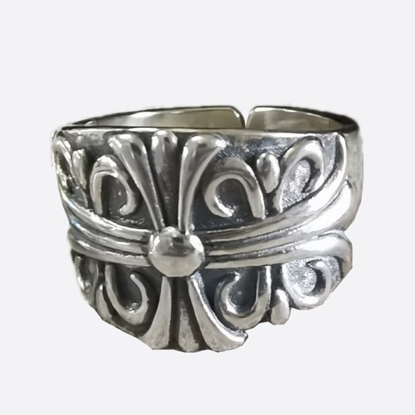 Chrome Hearts Floral Cross Ring
