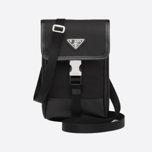 Prada Nylon Saffiano Leather Phone Case 2ZH109_2BBD_F0002