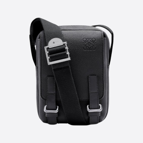Loewe XS Military Crossbody Soft Grained Calfskin Black B553P59X01