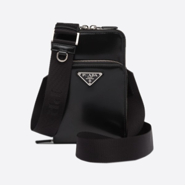 Prada Brushed Leather Smartphone Case 2ZH126_ZO6_F0002