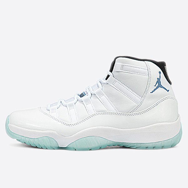 Nike Air Jordan 11 Retro White/Legend Blue 378039-117 Men's (H12)