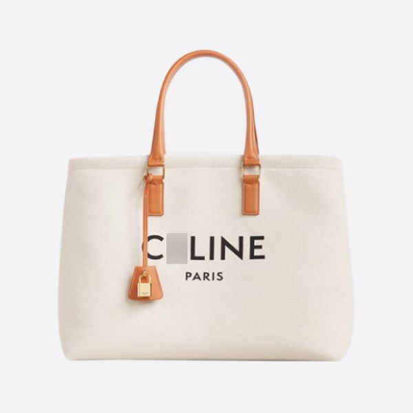Celine Cabas canvas tote bag