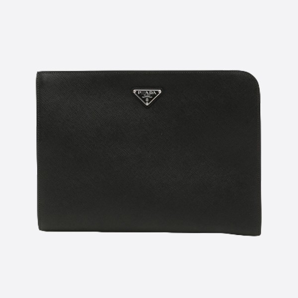 Prada 21SS Saffiano Document Clutch Bag 2VN003V OOO 9Z2 F0002