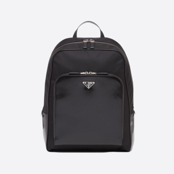 Prada Renilon Leather Backpack 2VZ084_789_F0002_V_OOO
