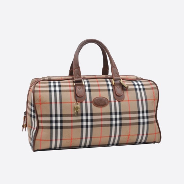 Burberry Authentic Vintage Nova Check Travel Bag
