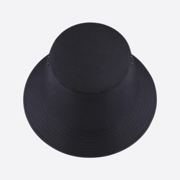 Dior TEDDY-D Double-Sided Narrow Brim Bucket Hat, Black, 95TDD923A130_C900