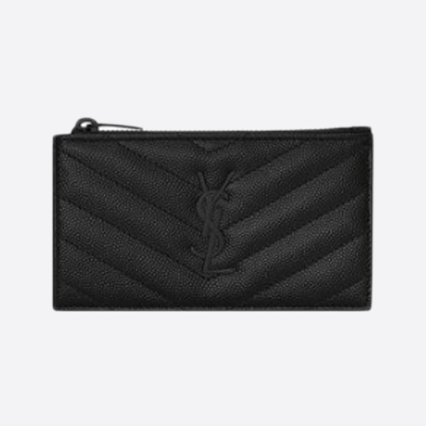 Saint Laurent Monogram Fragment Zipper Card Case 607915BOW081000