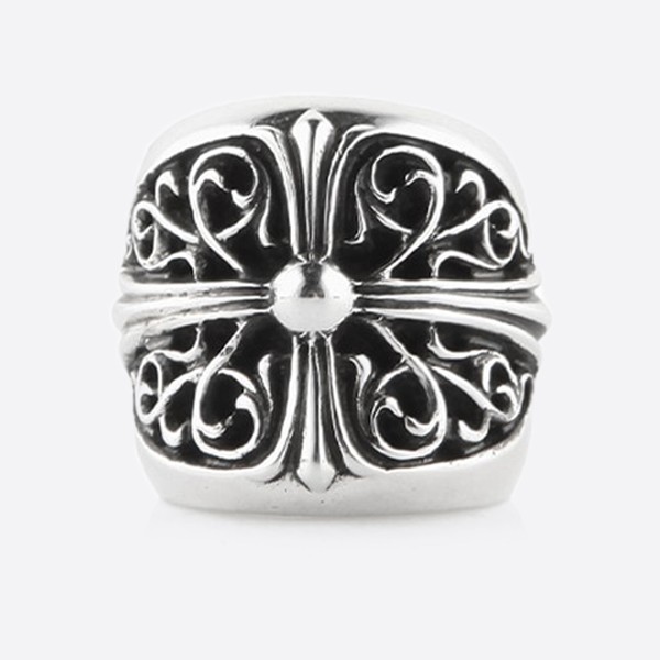Chrome Hearts Classic Oval Ring Silver Ring TS213 200112000584