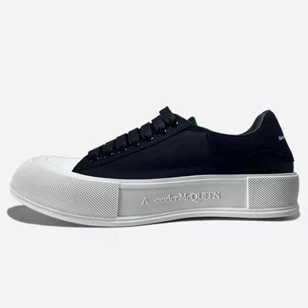 Alexander McQueen Deck Lace-Up Canvas Shoes 654593W4MV71070