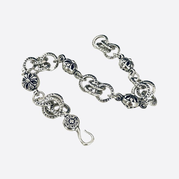 Chrome Hearts Cross Multi-Element Versatile Bracelet Silver