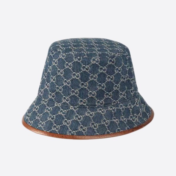 Gucci GG Canvas Fisherman Hat Blue 5763714HAC3 4264