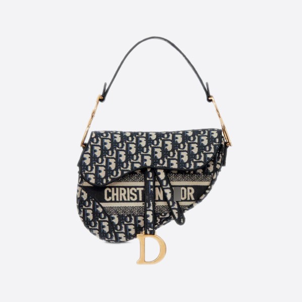 Dior Saddle Bag Dior Oblique Embroidery M0446CRIW_M928