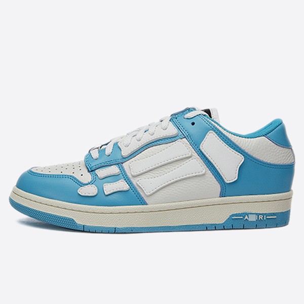 Amiri 20FW Skeleton Top Low Sneakers Blue