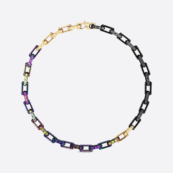 Louis Vuitton x Virgil Abloh Monogram Color Chain Necklace M68241