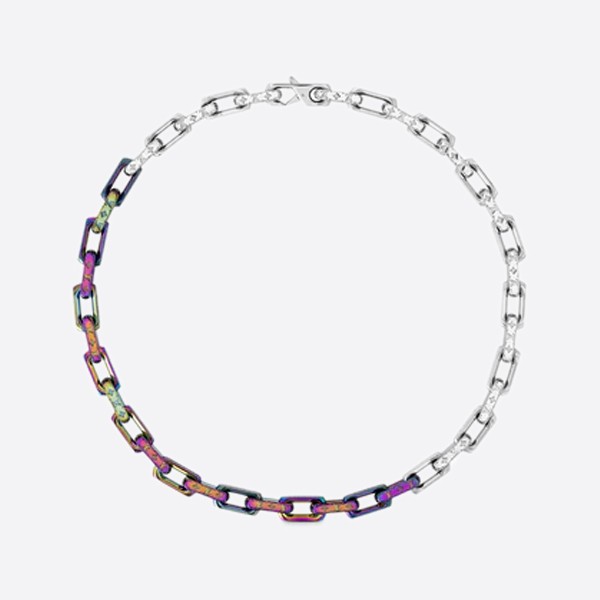 Louis Vuitton x Virgil Abloh Monogram Color Chain Necklace M69466