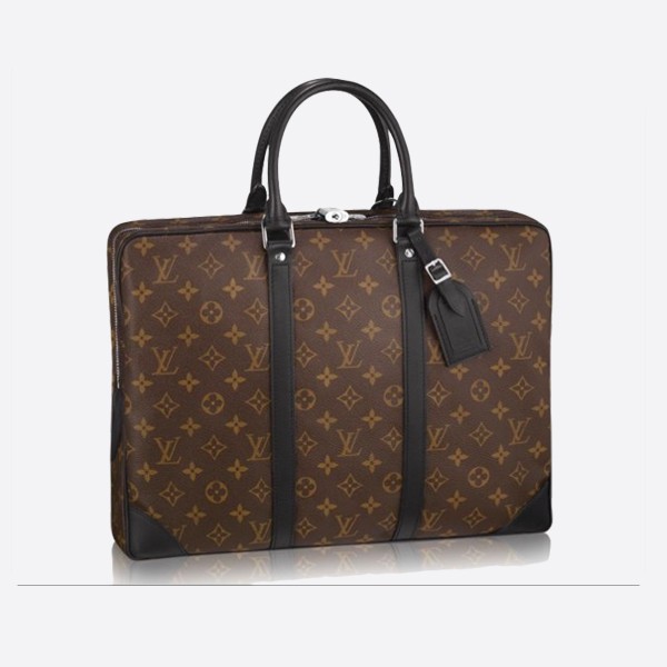 Louis Vuitton Monogram Macassar Canvas Travel Document Holder M40225