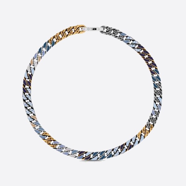 Louis Vuitton Chain Link Patch Necklace MP2773