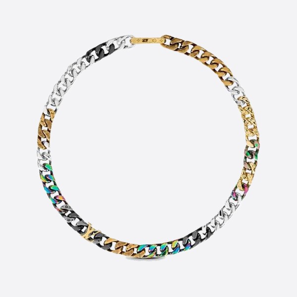 Louis Vuitton Chain Link Patch Necklace M69462