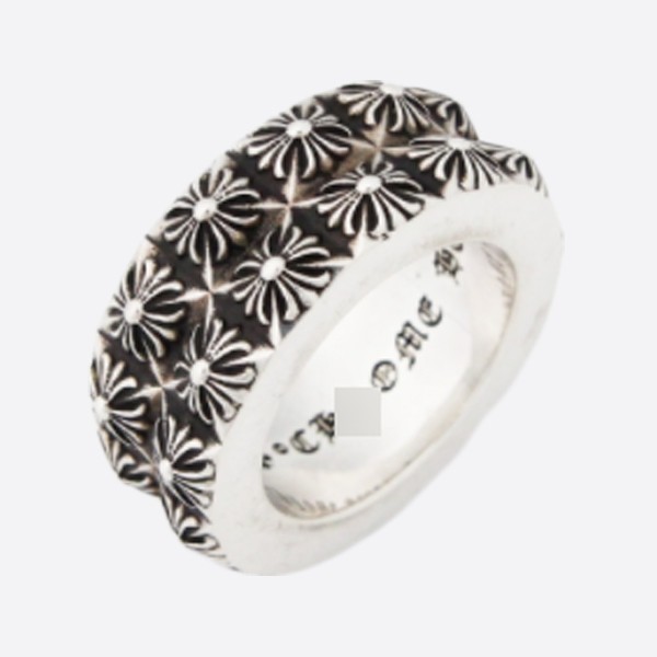 Chrome Hearts Double Punk Ring No. 25