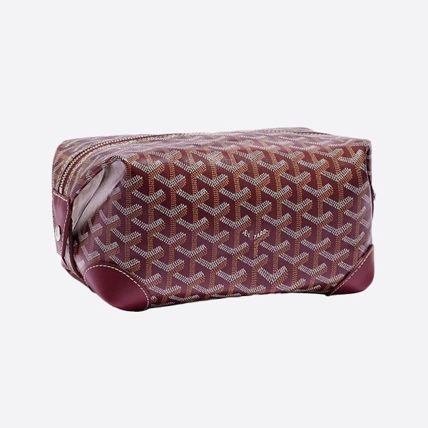 Goyard Boeing 25 Makeup Pouch - Burgundy