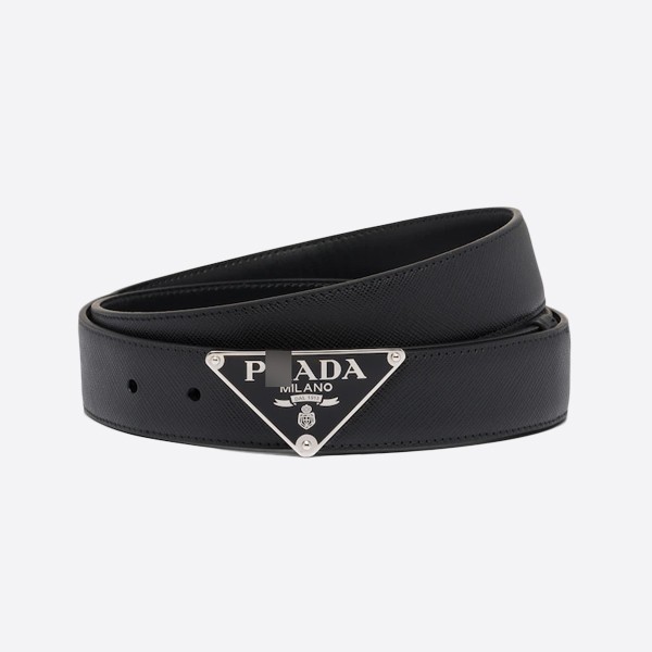 Prada Saffiano Belt Black (3.0CM) 2CM217_053_F0002