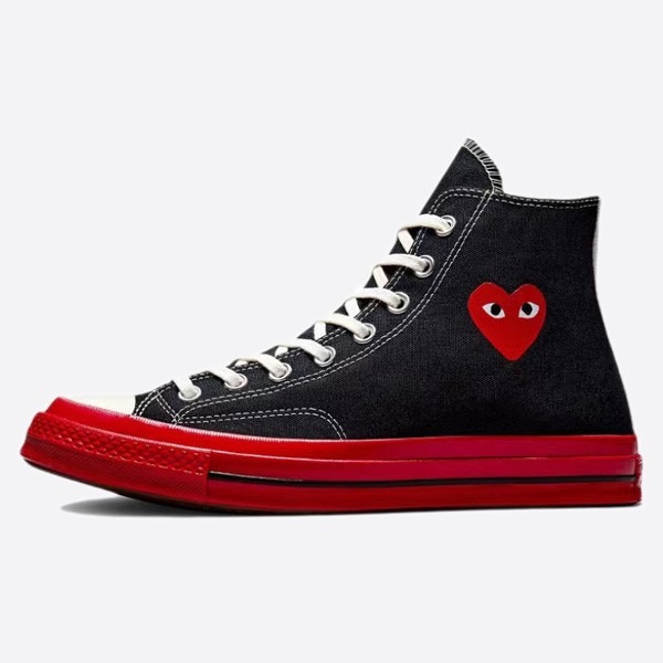 Comme des Garçons Play x Converse Chuck 70 High Black Red A01793C