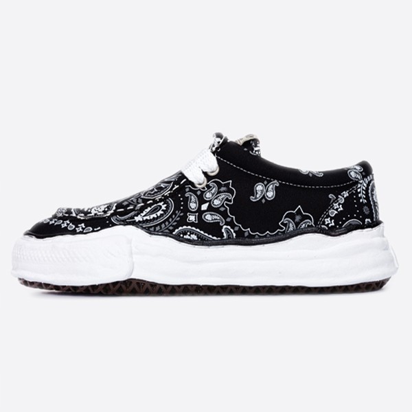 Maison Mihara Yasuhiro Converse Moccasin Bandana Paisley Low-Cut Black