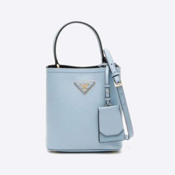 Prada Piano Pannier de Bresse Small Tote Shoulder Bag 1BA217 2ERX F0KL4