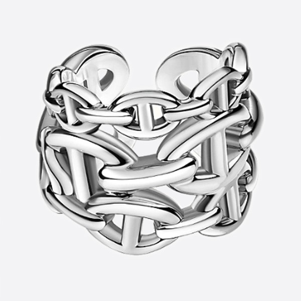 Hermès Chaine d'ancre Enchainee Ring