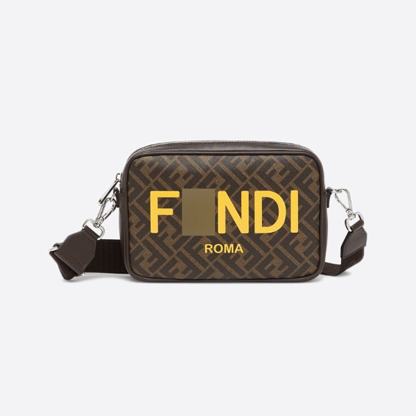 Fendi Camera Case Brown FF Fabric Bag 7M0286AJJ4F1HR8