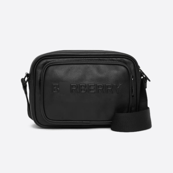 Burberry Embossed Logo Crossbody Bag, Color: Black, 80389551