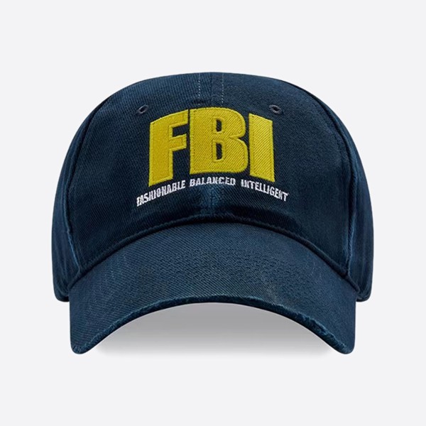 Balenciaga FBI Baseball Cap 680740410B24075