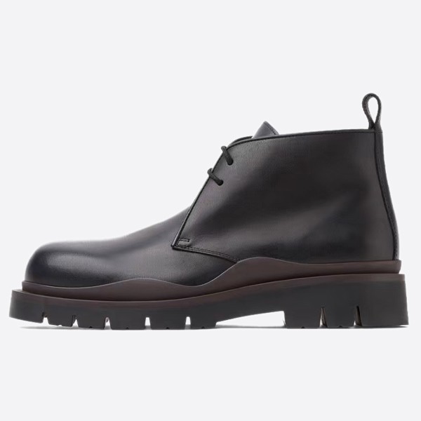 Bottega Veneta Tire Calf Leather Desert Boots 667074VBS501314